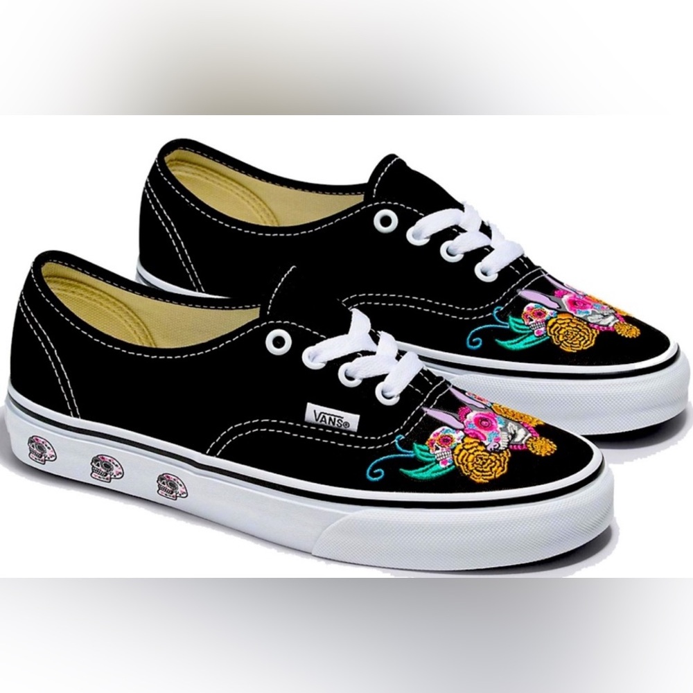 Women's Day of the Dead Vans
